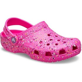 Resim Crocs Classic Paint Splatter Clog K Kız Çocuk Terlik 210349 Pembe 