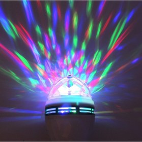 Resim Sunlight Rgb Renkli Dönen Led Ampul Animasyonlu Lamba 