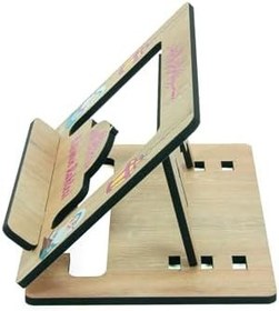 Resim Masaüstü Kadameli Ayarlanabilir Ahşap Kızımın Rahlesi 