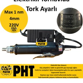 Resim PLATİN HIRDAVAT Elektrikli Tornavida Tork Ayarlı Notbook,pc,telefon,plastik Montaj 220V R4 plt2800044 