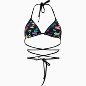 Resim PUMA SWIM Kadın Wrap Around Üçgen Bikini Üstü 