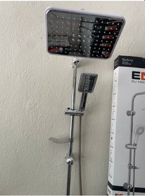 Resim Robot Duş Seti Fonksiyonlu Vip Başlık Krom 