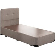 Resim Nironyatak Luna Baza Ve Başlık Seti - 80X180 Cm Tek Kişilik Kumaş Baza Seti 