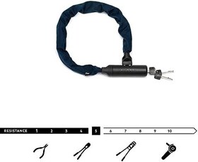 Resim Decathlon Elops Bisiklet Kilidi - 500 M Mavi 