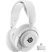 Resim Steelseries Arctis Nova 5 Wireless ve Bluetooth Kablosuz Gaming Kulaklık - Beyaz 