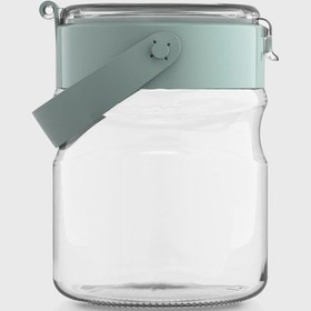 Resim Renga Mono 900 Ml Yeşil Kapaklı Cam Kavanoz 131064 Yeşil 