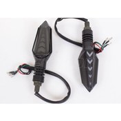 Resim Led Sinyal Ok Desen Sarı Kayar Ledli 