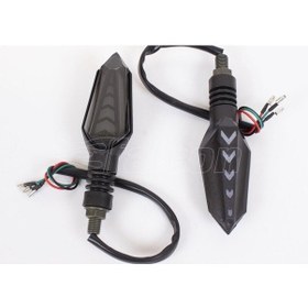 Resim Led Sinyal Ok Desen Sarı Kayar Ledli 