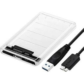 Resim Şeffaf Taşınabilir 2.5 Inç USB 3.0 Harici SSD Harddisk Kutusu 4266 Standart Özellikli 