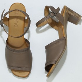 Resim Bueno Shoes Gri Deri Kadın Topuklu Sandalet 01wn4005 