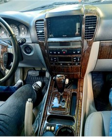 Resim ODAC Kia Sorento 2004-2006 Koyu Meşe Konsol Kaplama Full Set Uyumlu 