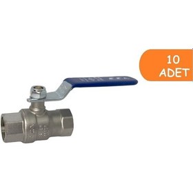 Resim 10 Adet Eca 1/2 İçme Suyu Küresel Valfi İç Vida X İç Vida Pn10 602122168 