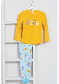 Resim Vienetta Genç Kız O Yaka Süprem Penye Pijama Takım 9581,7-14 Yaş (452961309) 