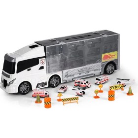 Resim Galtoys Ambulans Taşıyıcı Tır 15+1 Parça 