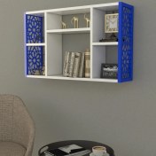 Resim Remaks Terek Remaks Dekoratif Duvar Rafı Mavi 