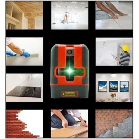 Resim Uni-T LM570LD-II Yeşil Çizgi Lazer Hizalama Cihazı 10 Metre 