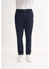 Resim Cazador Jogger Denim Pantolon Beli Bağcıklı Düz Paça 812 Mavi 