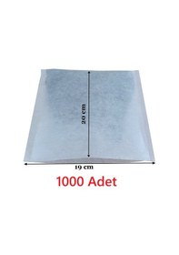 Resim Çay Bitki Çayı Demleme Filtresi Boş Demlik Poşeti Galoşu Bonesi 19x20 Cm 1000 Adet Ev Otel Cafe Horeca 