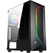 Resim Msı Mag Vampırıc 100R Temperli Cam Argb Psu Yok 1X120MM Fan Gamıng Bilgisayar Kasası 