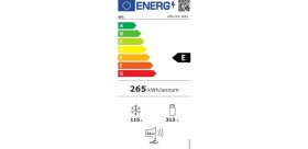 Resim SEG CFX 4802 434 lt E Enerji Sınıfı İnox Kombi Statik Buzdolabı 