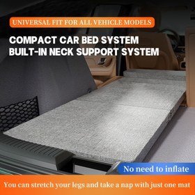 Resim Evrensel Katlanabilir Araç Bagaj Yatağı Tek Kişilik Düzleştirme Pedi, SUV Aracı İçin Uyku Çözümü, Şartlı Karavan Kamp Malzemesi, Seyahat Ürünleri, Kompakt Matras, Kullanışlı Fermuarlı, 1 Adet, Araba için yatak,Katlanabilir Araba Yatağı,Araçlar İçin Araba Yatakları,Katlanır Araba Yatağı,Kamp için SUV Yatak 