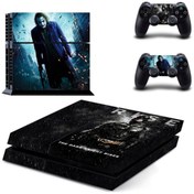 Resim cosy home gift Joker & Batman Playstation 4 Fat Sticker Kaplama 