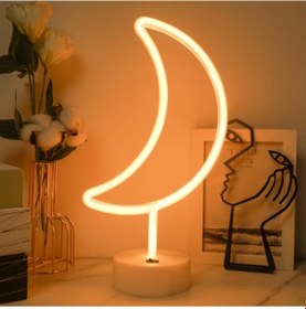 Resim Periboia Ay Neon Led Lamba 