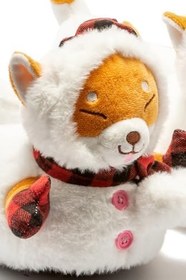 Resim Twigy Kız Çocuk Peluş Tilki Panduf, CC0631 