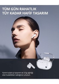 Resim Aukey EP-M2-WH 13mm Sürücülü Bluetooth 5.3 Ipx4 Kablosuz Kulaklık 