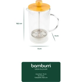 Resim UltraMint 600ML French Press ile Kahvenizi Kolayca Hazırlayın 