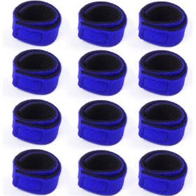 Resim Lemestar 12 Adet Mavi Sbr Ve Ok Kumaş Oluk Bağlama Kayışı - Esnek, Dayanıklı, Uygun Boyut 30x240mm - Olukları Düzenle Ve Korumak İçin 