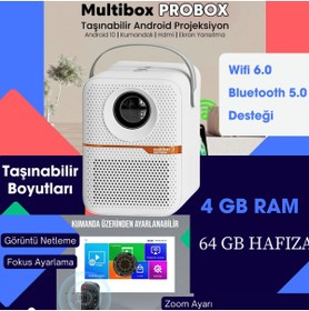 Resim multibox Probox Taşınabilir Android Projeksiyon 