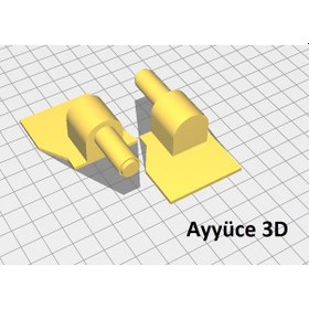 Resim Ayyüce 3d, Audi A3 8p Arka Pandizot Ayak Pimleri 