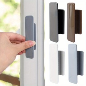 Resim 2 Adet Kendinden Yapışkanlı Pencere & Dolap Kolları - Kolay Kurulum, Yapıştırıcı Gerektirmez - Cam, Fayans, Ahşap Yüzeyler İçin Çok Yönlü 