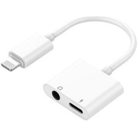 Resim RC12 IPHONE 7-8-PLUS-X SERİSİ LIGHTNING 3.5MM KULAKLIK + ŞARJ ÇEVİRİCİ ADAPTÖR (4353) 