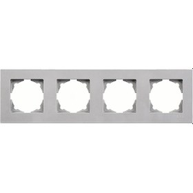Resim Günsan Eqona Gümüş Dörtlü Çerçeve 