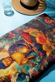 Resim Dijital Baskı Plaj Deniz Havlusu Modern Desenli Peştamal (80X160 cm) HVL0062 