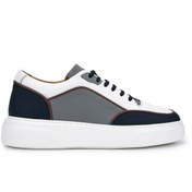 Resim Tamer Tanca Erkek Hakiki Deri Beyaz Sneakers & Spor Ayakkabı 