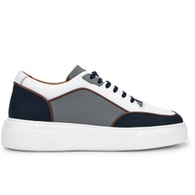 Resim Tamer Tanca Erkek Hakiki Deri Beyaz Sneakers & Spor Ayakkabı 