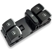 Resim Muhtelif Volkswagen Passat Passat Cc Sol Dörtlü Krom Cam Açma Düğme 10-17 