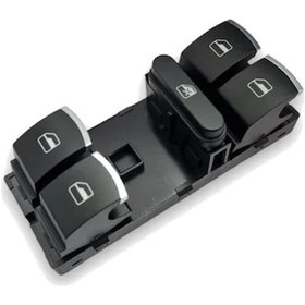 Resim Muhtelif Volkswagen Passat Passat Cc Sol Dörtlü Krom Cam Açma Düğme 10-17 