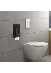 Resim Rulopak Tekçek Maxi Tuvalet Kağıdı Dispenseri Siyah 