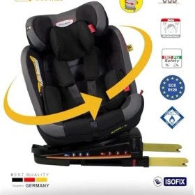 Resim Lidyada Maison Holmer Kids Maxi Protect Aero 3D (360° Dönebilir) I-Size 0-36KG Oto Koltuğu Isofix/sps/sıp/latch (Siyah) 