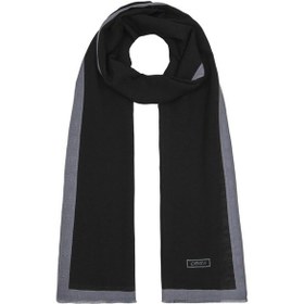 Resim İpekevi Monogram Şal - Siyah Gri - Siyah Gri 