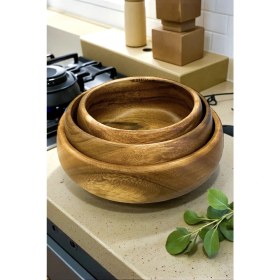 Resim Alessandro - 3 Lü Akasya Kase Seti 