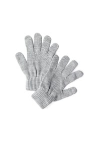 Resim Eleven Markets Erkek Eldiven Kışlık Örgü Gri Eldiven Gri 