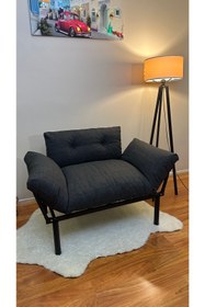 Resim MODERN Style Home Taksim Ikili Koltuk Kanepe Antrasit 