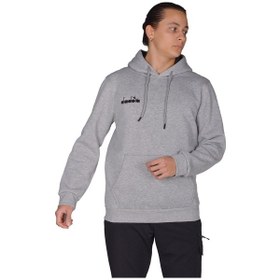 Resim Diadora Bergamo - Erkek Grimelanj Pamuklu Spor Sweatshirt 