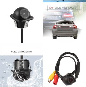 Resim YATE10 Geniş Açı HD Dinamik Hareketli Çizgili Trajectory Tecnology Arka Görüş Kamerası Uyumlu 