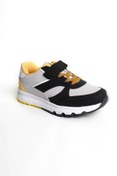 Resim QBALVİN Günlük Ortapedik Çocuk Spor Ayakkabı Cırt Cırtlı Anatomik Esnek Taban Ergonomik Rahat Sneaker 